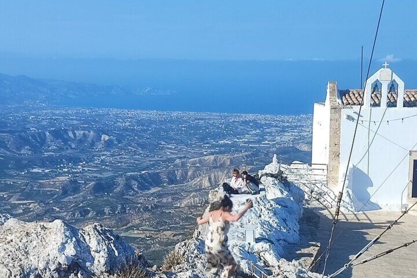 Mount Juktas, the observatory of CRETE ZEUS face mountain