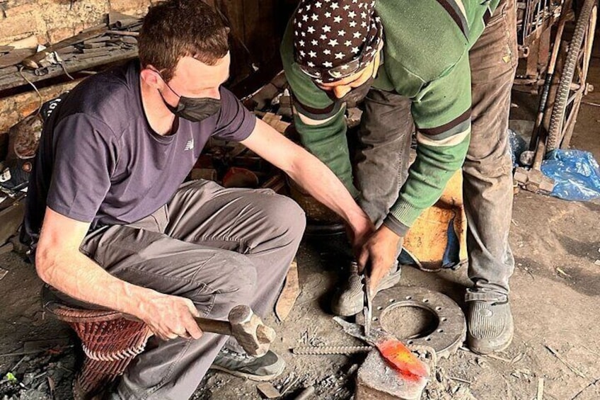 Original Knife Making Activity Workshop in Kathmandu 