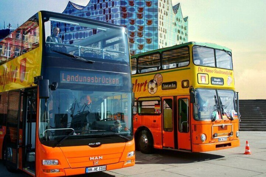 Best of Hamburg: City Sightseeing Hop-On Hop-Off Bus Tour 