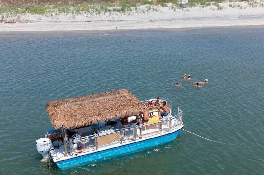 2-Hour Tiki Boat Tour in Folly Beach