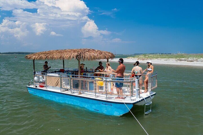 2-Hour Tiki Boat Tour in Folly Beach