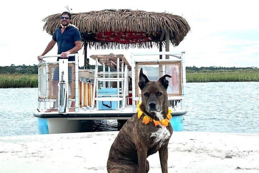 2-Hour Tiki Boat Tour in Folly Beach