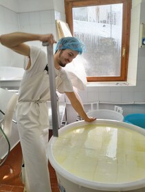 From Cortina d'Ampezzo: Cheese Making Class with Tasting