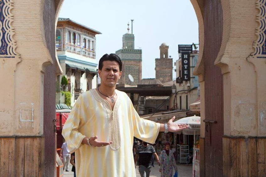 Adnan is my nephew and our virtual guide through the street of the medina