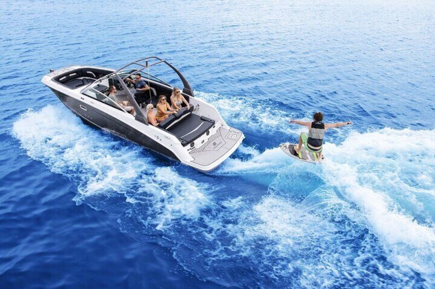 5 Hour Private Wakesurfing Boat Charter with Captain