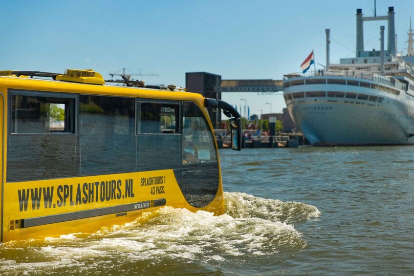 Picture 2 for Activity Rotterdam: 1-Hour Sightseeing Splash Tour