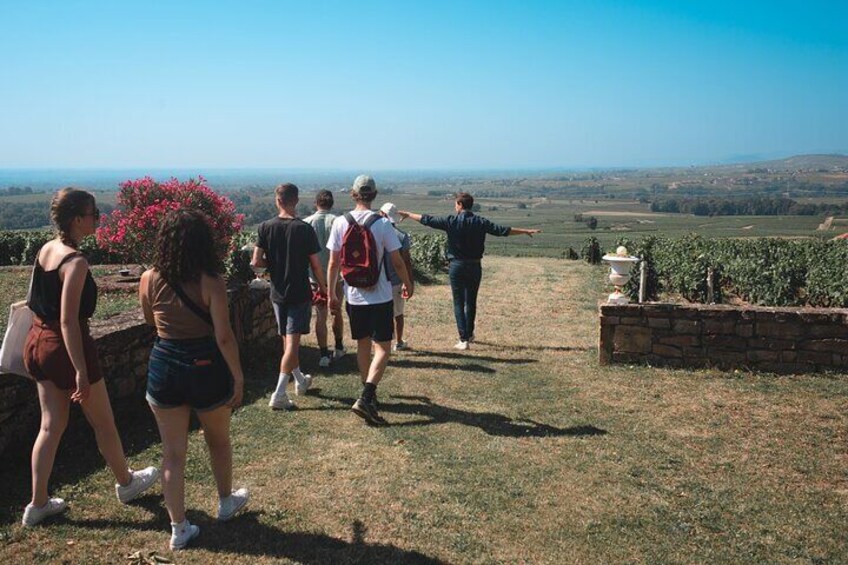 Full Day Private Tour of Beaujolais by vintage Land Rover