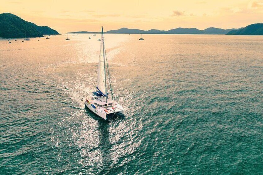 Mykonos Private Catamaran Cruise: BBQ & Drinks (Pick-up Included)