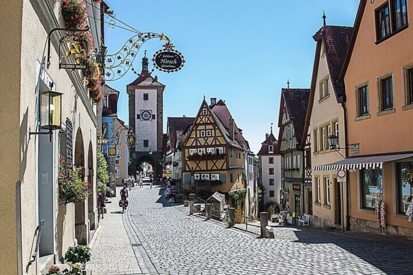 Munich to Rottemburg ob der Tauber and Harburg Private Day Trip