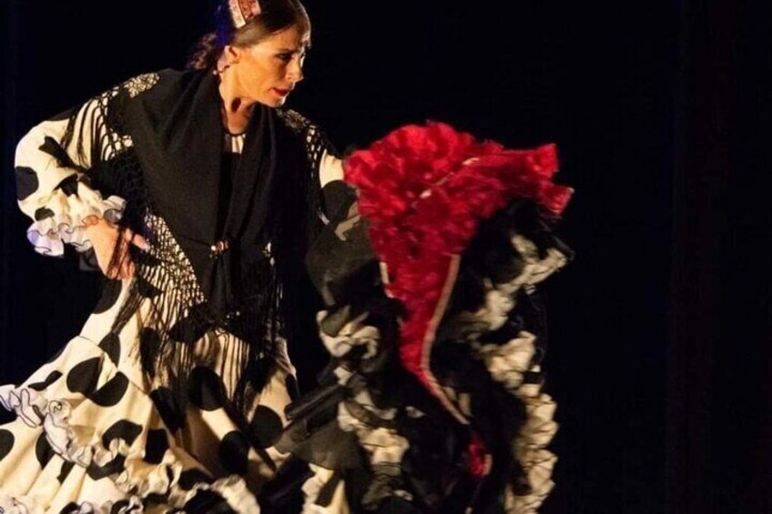 Spanish Dancer in Tablao Flamenco los Lunares