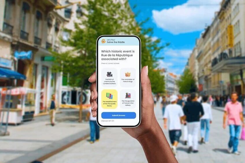 Lyon Self Guided Interactive City Tour