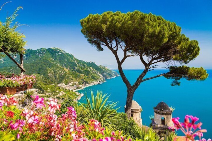 From Rome Amalfi Coast Private Tour in a Mercedes Van