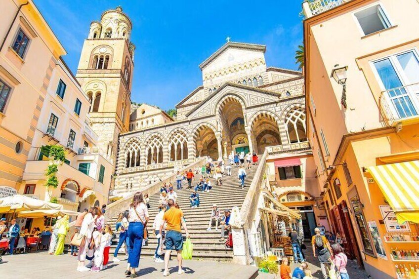 From Rome Amalfi Coast Private Tour in a Mercedes Van
