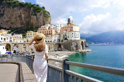 From Rome: Amalfi Coast Private Tour in a Mercedes Van