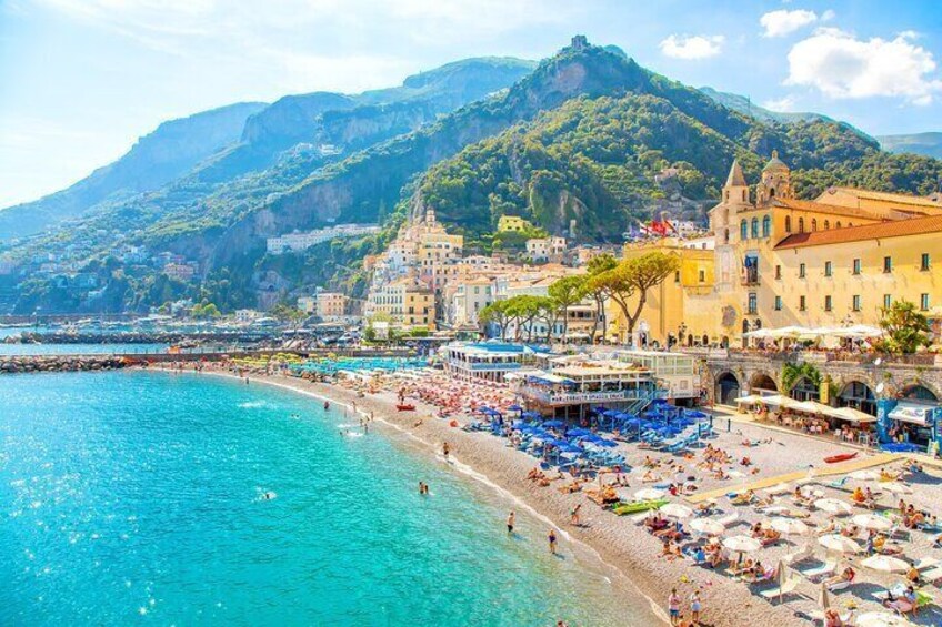 From Rome Amalfi Coast Private Tour in a Mercedes Van