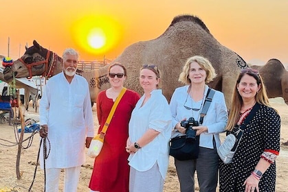 Camel Desert Safari with Sunset -The Pushkar Route