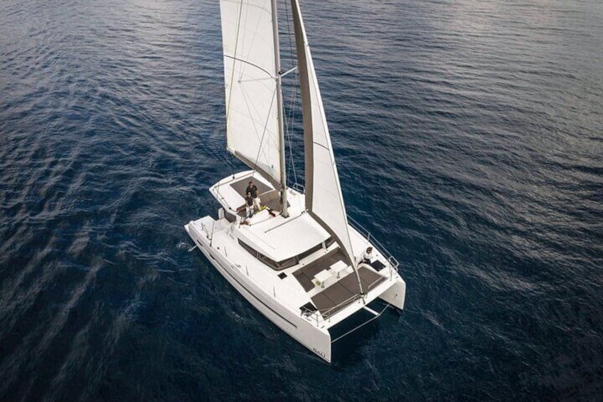 Barcelona Sunset Exclusive Private Luxury Catamaran Sailing