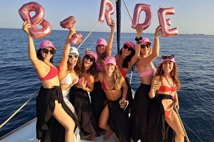 Barcelona Sunset Catamaran de luxe privé Voile