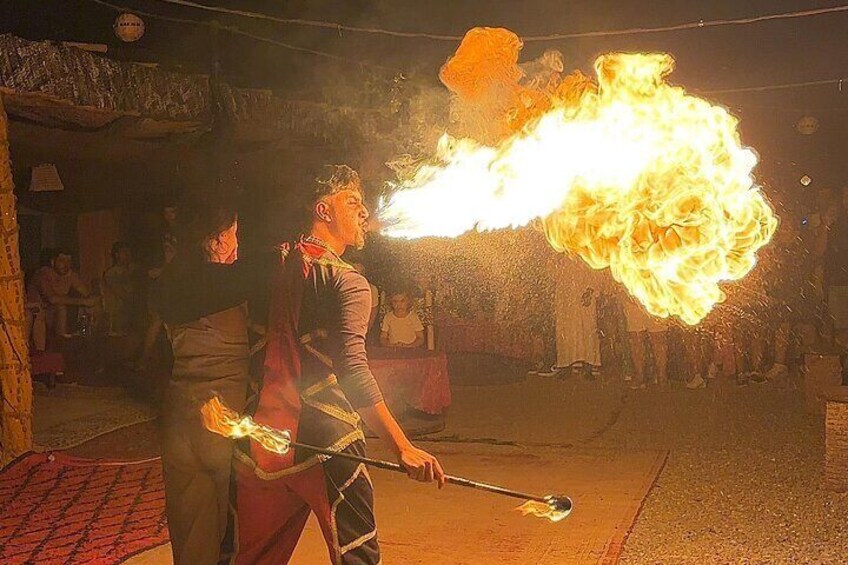 Dinner Show with Camel Rides Experience at Agafay Desert