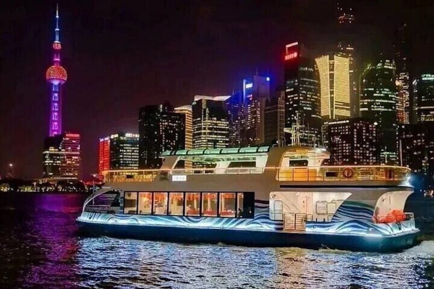 Night River Cruise Tour with Xinjiang Style Dining Experience