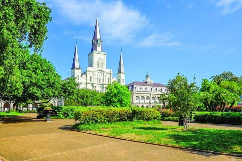 Private New Orleans City and Cemetery Bus Tour Up to 24 People