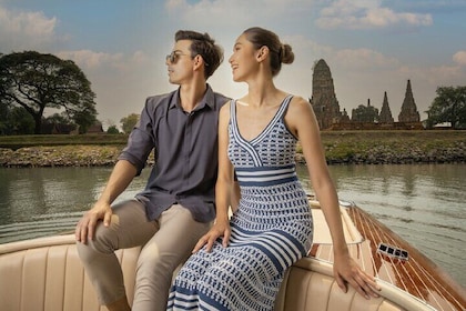 Ayutthaya Luxury Hacker Craft Boat Cruise Temple Sightseeing