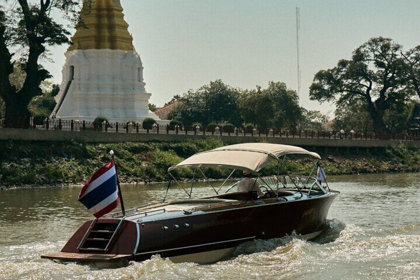 Ayutthaya Luxury Hacker Craft Boat Cruise Temple Sightseeing