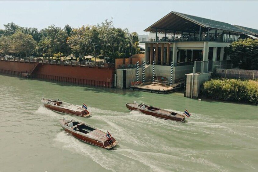 Ayutthaya Luxury Hacker Craft Boat Cruise Temple Sightseeing