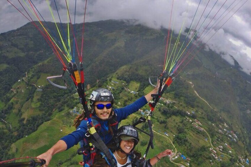 Kathmandu: Paragliding near Kathmandu