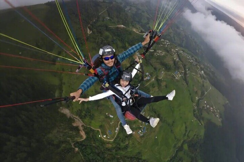 Kathmandu: Paragliding near Kathmandu