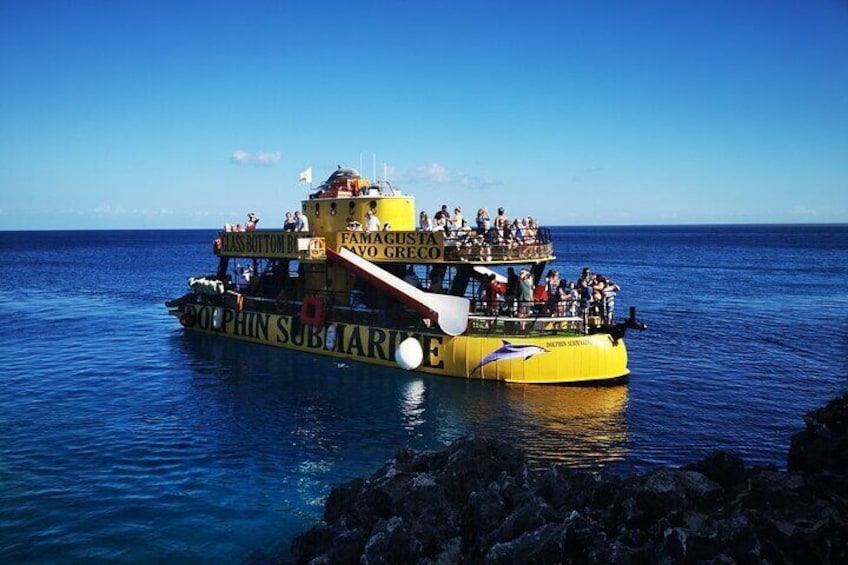 Glass Bottom Boat Dolphin Cruise to Blue Lagoon and Turtle Cove