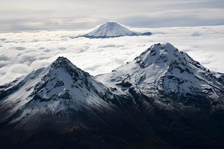 Climb Cotopaxi summit 5897 m. 19,347 ft