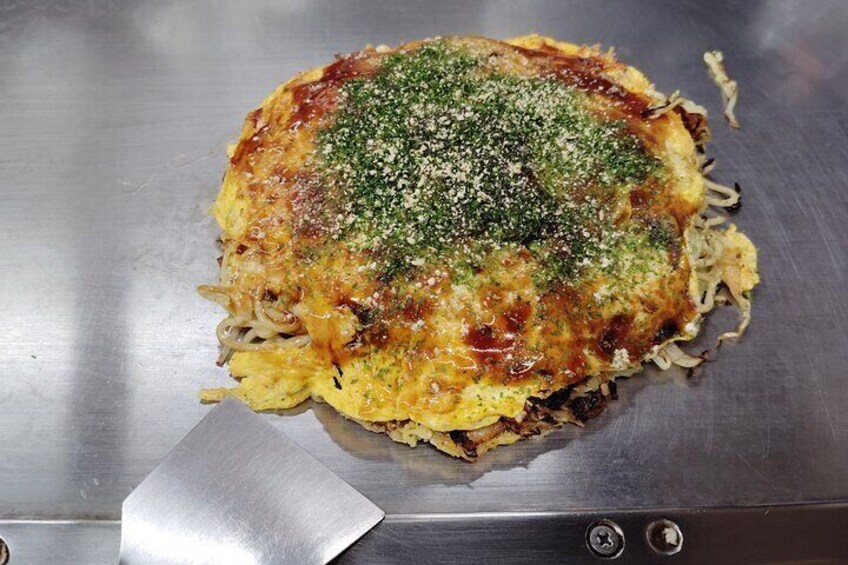 Enjoy Okonomiyaki at Okonomi-mura in Hiroshima