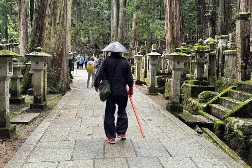 2 Hours Okuno in Cemetery and Kobo Daishi Tour in Koyasan