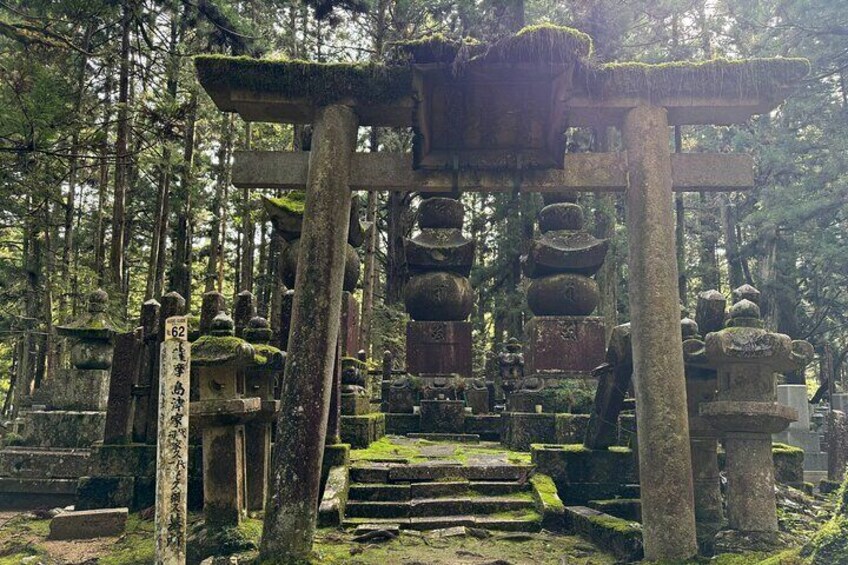 2 Hours Okuno in Cemetery and Kobo Daishi Tour in Koyasan
