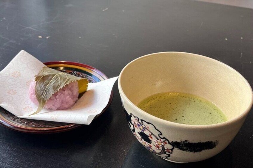 Tea and Japanese sweets