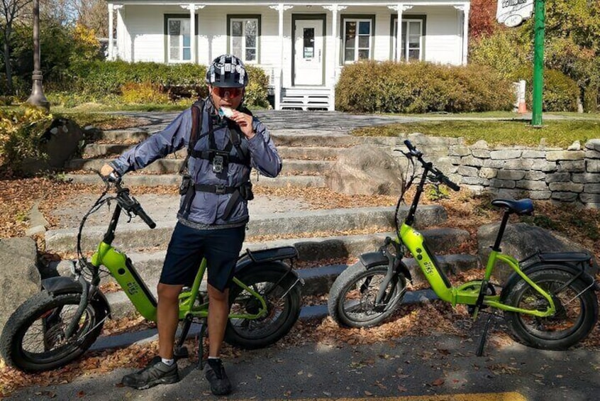Quebec City: Montmorency Falls and Microbrewery eBike Tour