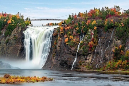 Quebec City: Montmorency Falls and Microbrewery eBike Tour