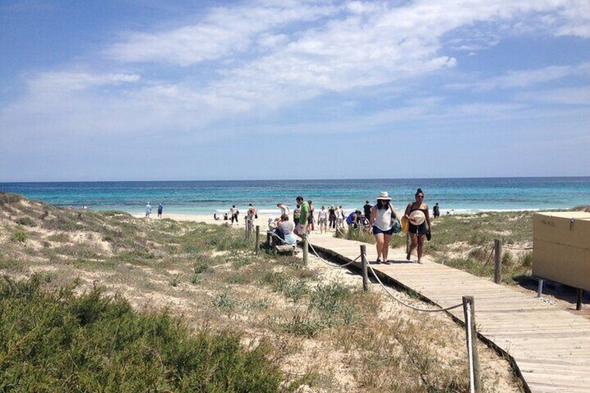 Ibiza Tour to Formentera by Bus and Fast Ferry with Guide
