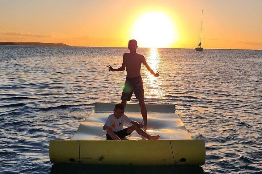 Sunset Tour of Saint Martin with Champagne