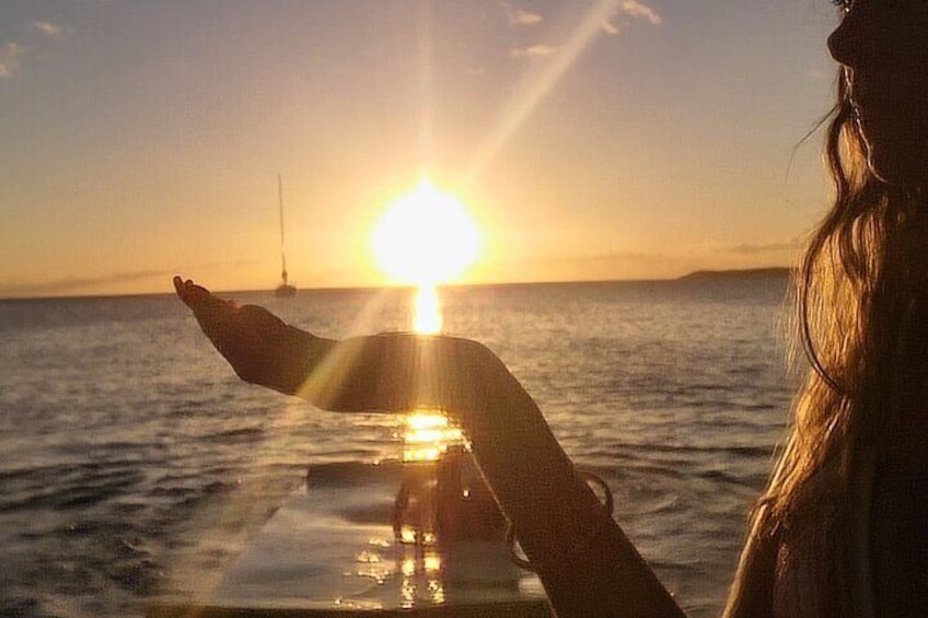 Sunset Tour of Saint Martin with Champagne