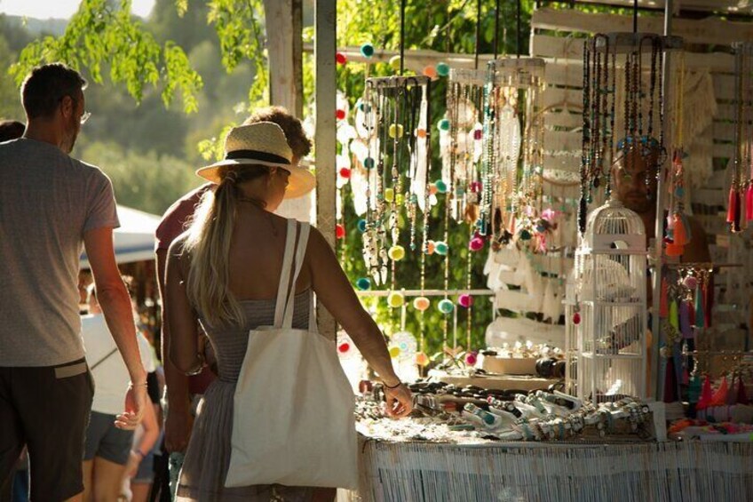 Ibiza Sunset Tour to the Hippie Market Las Dalias by Bus