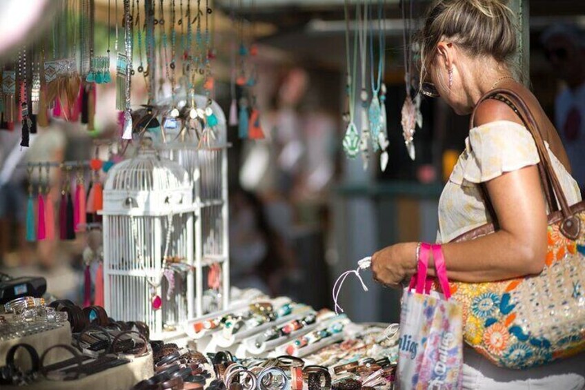 Ibiza Sunset Tour to the Hippie Market Las Dalias by Bus