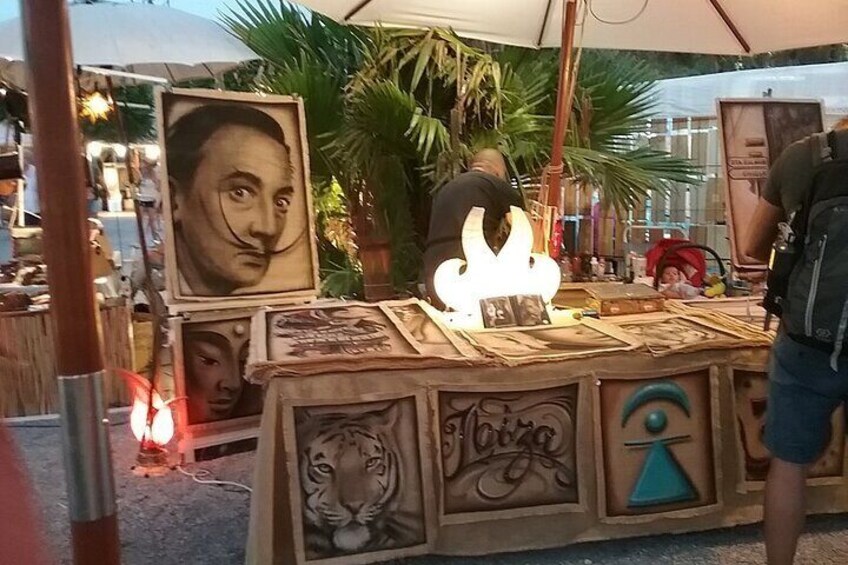 Ibiza Sunset Tour to the Hippie Market Las Dalias by Bus