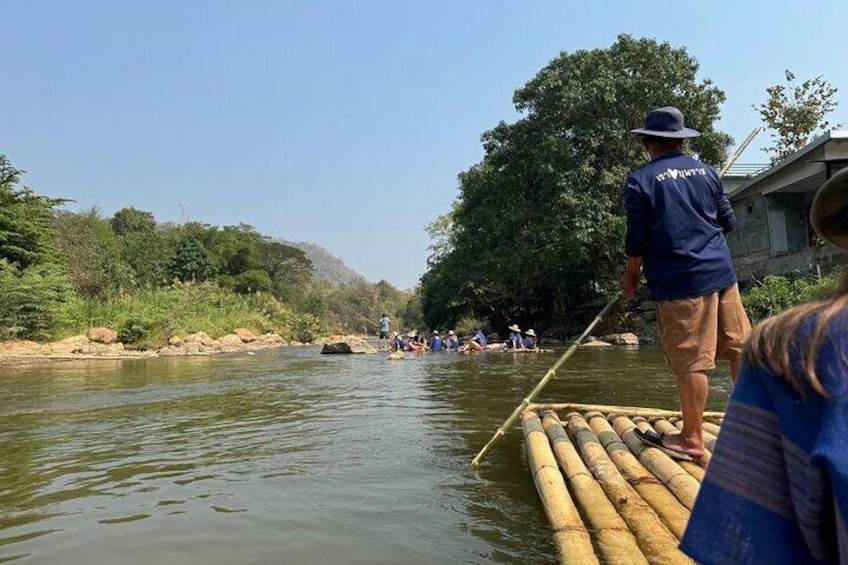 Chiang Mai Elephant Care, Bamboo Rafting and Waterfall Tour