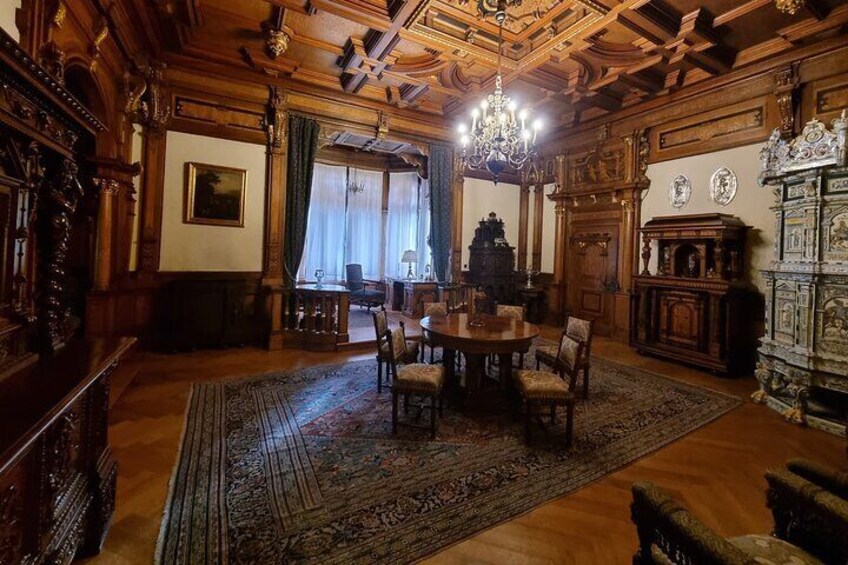 The Dining Salon of Queen Elisabeth of Romania, Peleș Castle
