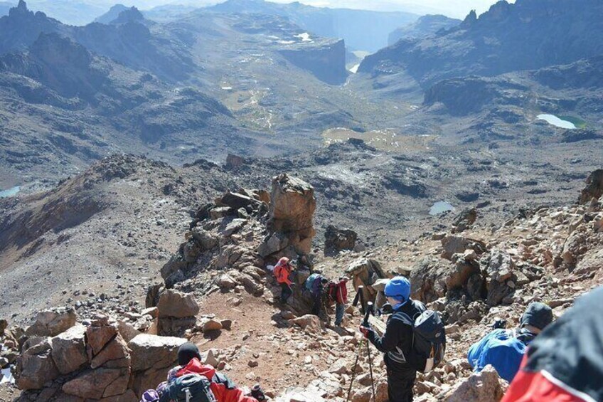 6 Days Mount Kenya Climbing- Sirimon Route