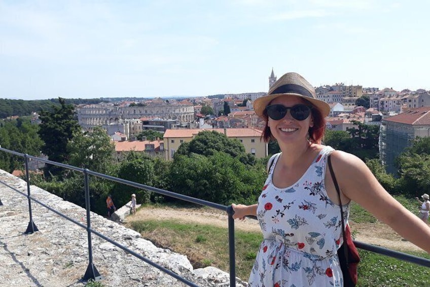 Amphitheatre as seen from the top of Pula's fortress - Kaštel