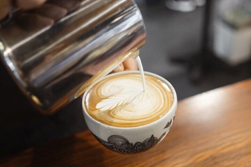 10 Barista preparing a coffee at Botero Coffee Roasters