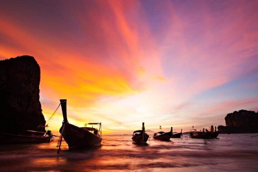 Krabi 7 Islands Longtail Boat Sunset BBQ